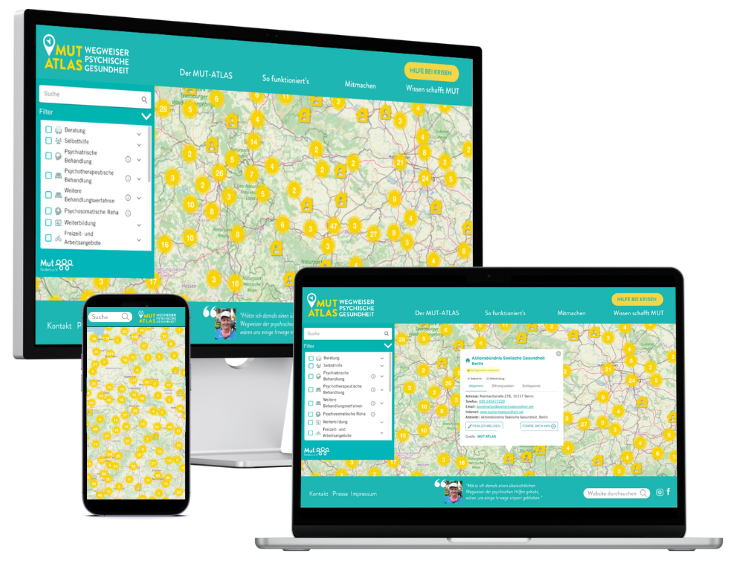 Karte_Wegweiser mentale Gesundheit_MUT-ATLAS Bildschirme Online-Wegweiser Mentale Gesundheit