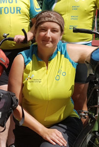 Stefanie V. Mut Tour Teilnehmende, Angehörige und Vereinsmitglied